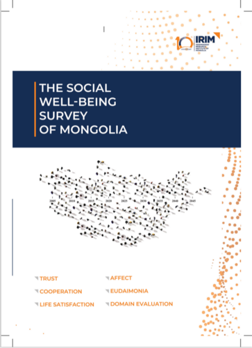 The Social well-being survey of Mongolia